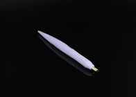 White Dual Heads Công cụ trang điểm vĩnh viễn cho Curve Blade và Round Blade