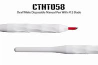 Popular 12 Red Curve Blade Permanent Makeup Microblading Pen
